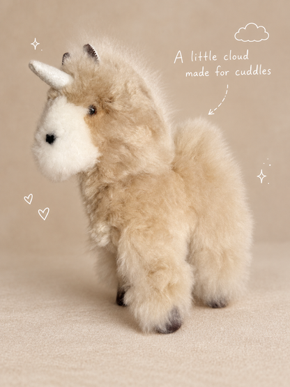 Handmade Alpaca Wool Soft Toy – Alpaca, Teddy Bear or Unicorn | 32 cm